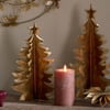 nkuku Katiri Tree | Christmas Decorations | Large | Antique Brass