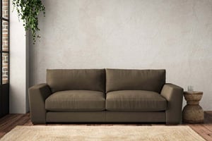 nkuku Guddu Large Sofa | Make To Order | Brera Linen Chesnut | No Colour