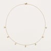Opal Station Droplet Necklace