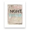 Nice Night Thank You Mini Art Print