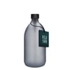 Frosted Grey Bottle and Metal Cap