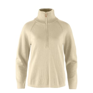Fjallraven Womens Ovik Lite Half Zip Light Beige