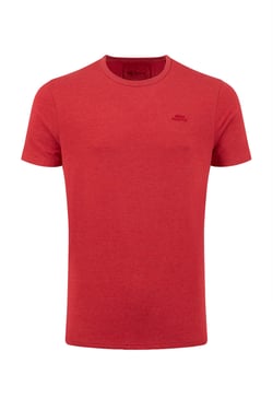 Weird Fish Hooked Branded T-Shirt Barberry Red Marl Size XL