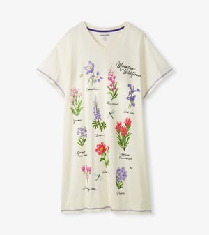 Women's Wildflowers Cotton Sleepshirt