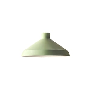 Camille shade in frosty green with stone interior