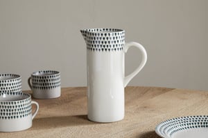 nkuku Juniper Drop Jug | Serveware | Large | Green