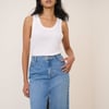 Denim Midi Skirt