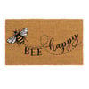 Bee Happy Coir Doormat - 45x75cm