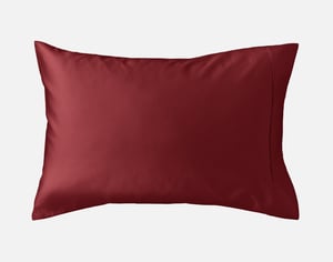 QE Home 500TC Eucalyptus Luxe TENCEL™ Lyocell Sheet Set Pillowcases in Black Cherry (Set of 2), Red, King