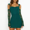 Classiness Mini Dress Forest Green