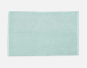 QE Home Modal Cotton Bath Mat in Seafoam, Green
