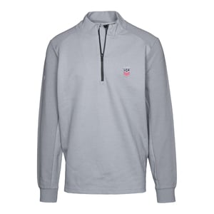 Men's Levelwear USWNT Galaxy Grey 1/4 Zip / 2X