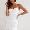 Unique Touch Mini Dress White