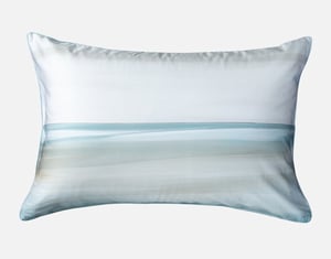 QE Home Tidal Pillow Sham, Ombre, Blue, King