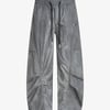 Retro Paratrooper Drape Barrel Pants - Grey / M