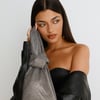 Clarra Crystal Wristlet Pewter