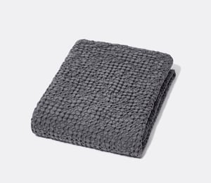Honeycomb Hand Towel - Charcoal Grey