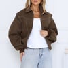 Chocolate Frosting Jacket Brown