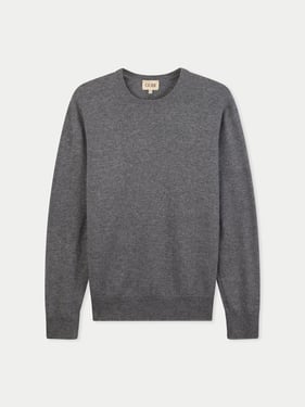 Timeless Crewneck Cashmere Sweater - 2XL / dim gray / MK0312-1300/0000