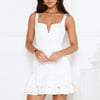 Moonlit Euphoria Mini Dress White