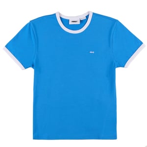 Obey Womens Tyler Ringer S/S Blue