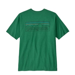 Patagonia P-6 Logo Responsibili-Tee P-6 Outline / Heartleaf Green