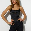 New Rules Crop Top Black