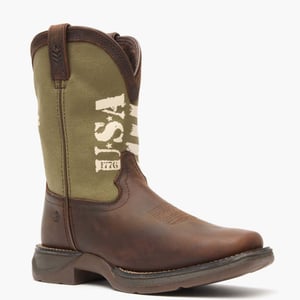 Lil' Rebel by Durango® Big Kids' Army Western Boot