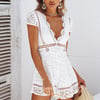 Switching Keys Romper White