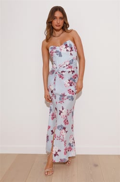 Party Professional Maxi Dress Blue