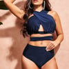 Goddiva Multiway Bikini - Navy
