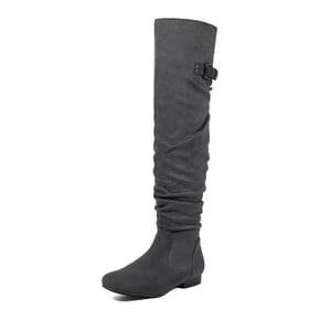 DREAM PAIRS Winter Over The Knee Suede Boots