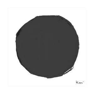 Yang Carbon Art Print