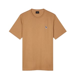 Paul Smith Organic Cotton Zebra T-Shirt Toffee Brown