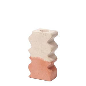 Smith & Goat Wiggle Vase Terracotta / Blush