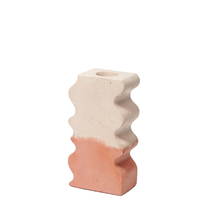 Smith & Goat Wiggle Vase Terracotta / Blush