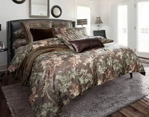 QE Home Hammond Duvet Cover, Botanical, Neutral, King