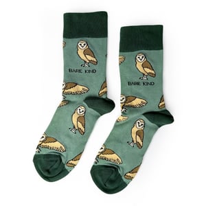 Save the Barn Owls Bamboo Socks | UK Adult 4-7