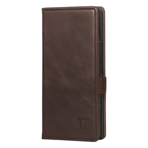 Galaxy Z Fold7 Leather Case - Dark Brown