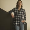 Lara Tunic - Wide Windowpane