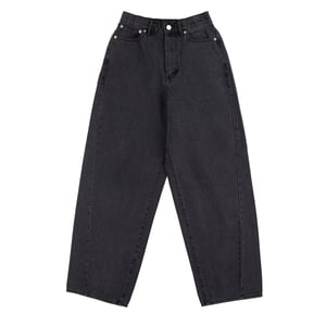 Obey Womens Leah III Baggy Denim Black Ash