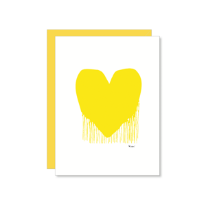 Drippy Heart Card