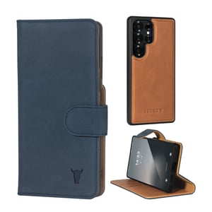 Galaxy S25 Ultra Detachable Wallet Case (Qi2/MagSafe Charging Compatible) - Nubuck / Blue