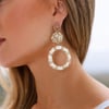 18k Gold Plated Coco Earrings Gold