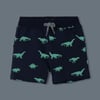 Boys Dino Glow Pull-On Shorts