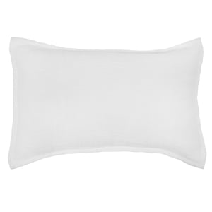 Harbour White Cotton King Sham