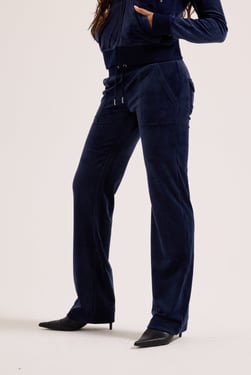 NIGHT SKY CLASSIC VELOUR DEL RAY POCKETED BOTTOMS - Petite (M) / Navy