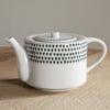 nkuku Juniper Drop 4 Person Teapot | Tableware | Large | Green