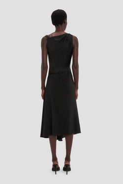 Victoria Beckham Lace Dress In Black - 4 - Womens