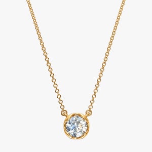 Solitaire Diamond Necklace - 0.50 CT